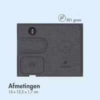 imoshion 3-in-1 Opvouwbare draadloze oplader Apple - iPhone / AirPods / Apple Watch - Grijs