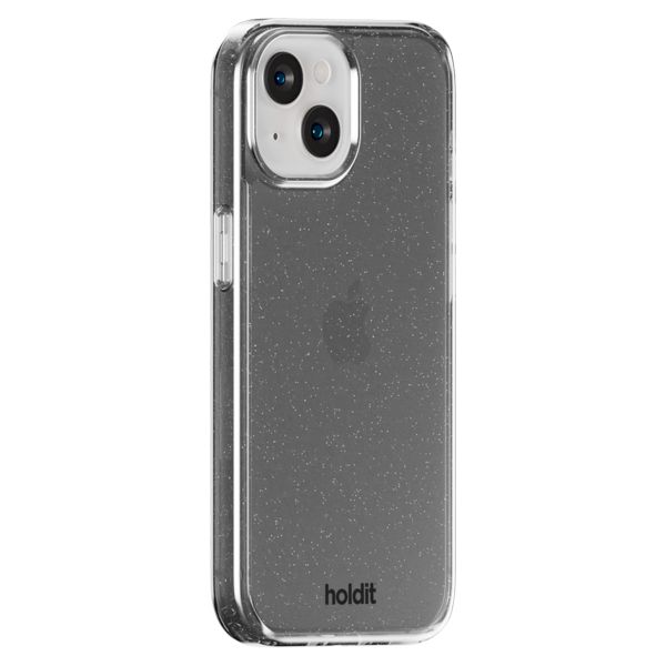 Holdit Glitter Case Apple iPhone 15 / 14 / 13 - Zwart