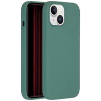 Accezz Liquid Silicone Back Cover Apple iPhone 15 - Dark Green