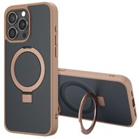 Accezz Ring Stand Backcover met MagSafe iPhone 15 Pro Max - Brown