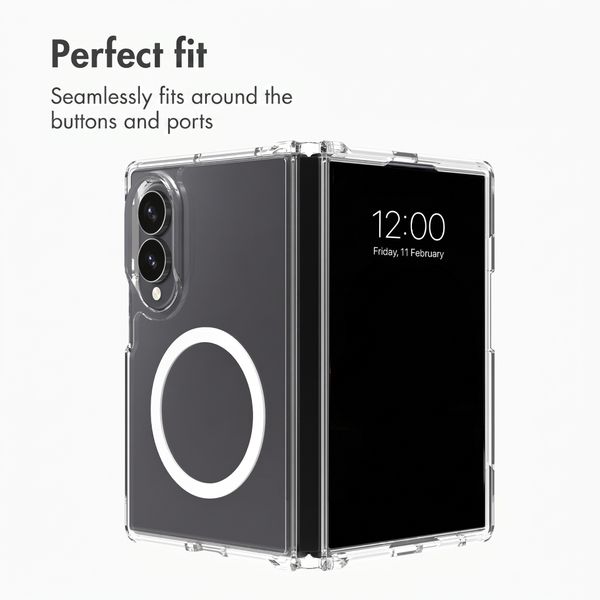 Accezz Xtreme Impact Back Cover with MagSafe Samsung Galaxy Z Fold 8 - Transparent