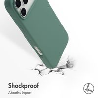 Accezz Liquid Silicone Back Cover with MagSafe Apple iPhone 17 Pro Max - Dark Green