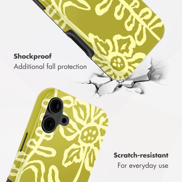 Selencia Vivid Back Cover with MagSafe Apple iPhone 16 - Chalky Bloom