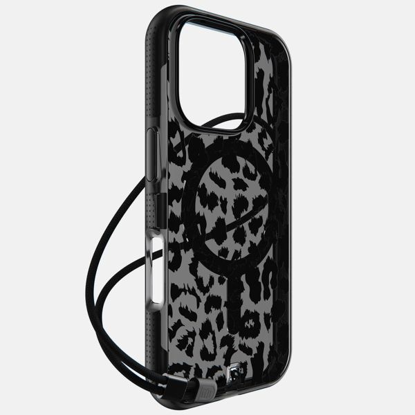 BodyGuardz Ace Pro MagSafe Backcover iPhone 16 Pro - Black Leopard