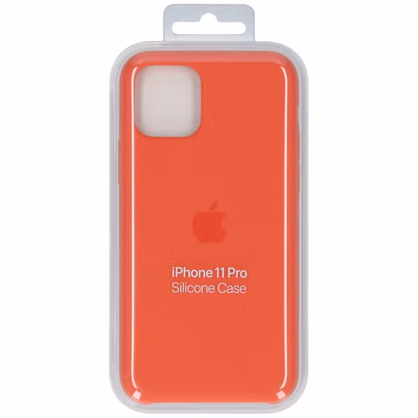 Apple Silicone Backcover Apple iPhone 11 Pro - Clementine Orange