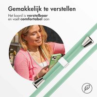 imoshion Siliconen design hoesje met koord Apple iPhone 14 Pro - Retro Green