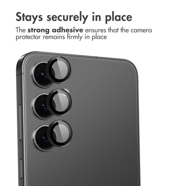 imoshion Camera Protector Glass 2-pack Samsung Galaxy S25 - Black