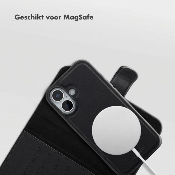 Selencia Olyn Uitneembare Bookcase met MagSafe Apple iPhone 17 - Zwart