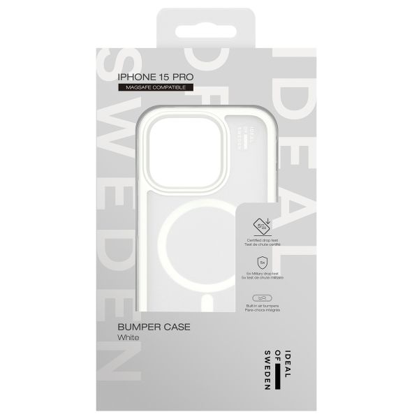 iDeal of Sweden Bumper Case MagSafe iPhone 15 Pro - Cloudy White