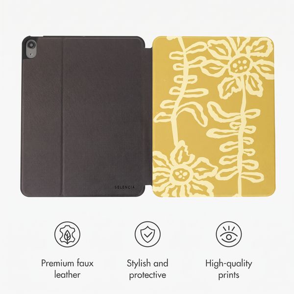 Selencia Vivid Tablet Case Apple iPad 11 (2025) 11 inch A16 / iPad 10 (2022) 10.9 inch - Chalky Bloom