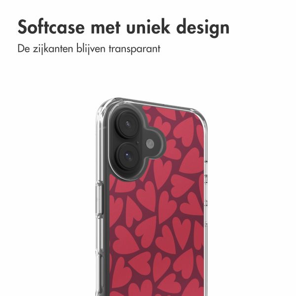 imoshion Design hoesje Apple iPhone 17 - Hearty Coral Dust