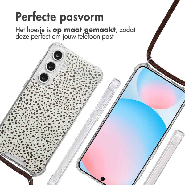 imoshion Design hoesje met koord Samsung Galaxy S24 FE - Desert Dots