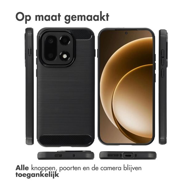 imoshion Brushed Backcover OnePlus 15 - Zwart