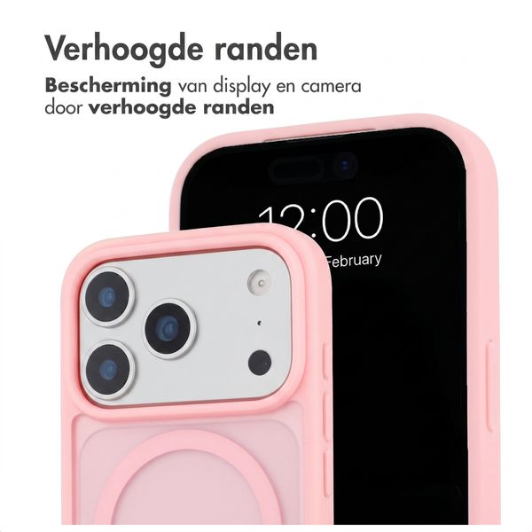 imoshion Color Guard Backcover met MagSafe Apple iPhone 18 Pro / 17 Pro - Lichtroze