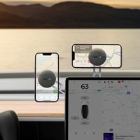 Baseus T-Space Series Magnetische Telefoonhouder auto - Dashboard en middenconsole - MagSafe - Frost Silver