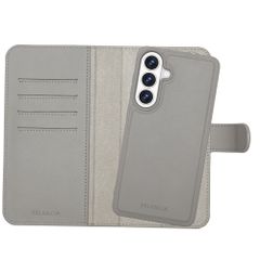 Selencia Olyn Detachable Bookcase with MagSafe Samsung Galaxy S26 Plus - Grey