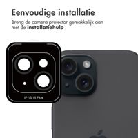 imoshion 2 Pack Camera lens protector Apple iPhone 15 / 15 Plus - Black