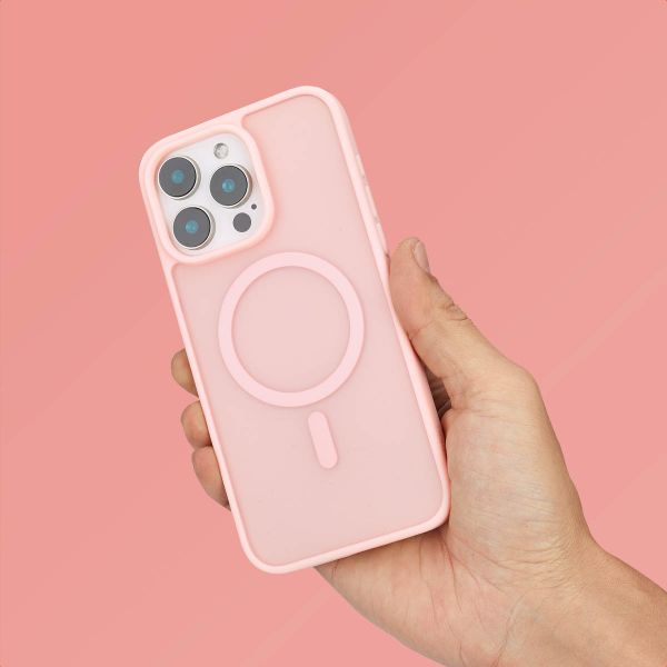 imoshion Colour Guard Back Cover with MagSafe Apple iPhone 15 Pro Max - Light Pink