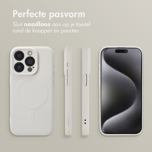 imoshion Color Backcover met MagSafe Apple iPhone 15 Pro - Beige