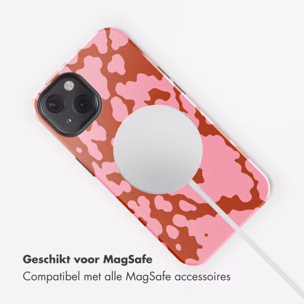 Selencia Vivid Backcover met MagSafe Apple iPhone 13 - Moo’d Blush Pink