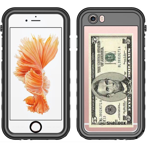 Redpepper Dot Plus Waterproof Backcover Apple iPhone SE (2022 / 2020) / 8 / 7 / 6(s) - Zwart