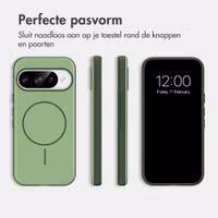 imoshion Color Backcover met Thin MagSafe Ring Google Pixel 9 / 9 Pro - Donkergroen