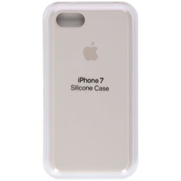 Apple Silicone Backcover Apple iPhone SE (2022 / 2020) / 8 / 7 - Stone