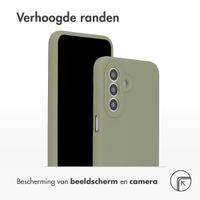 Accezz Liquid Silicone Backcover Samsung Galaxy A27 (5G) - Cooper Green