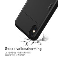imoshion Backcover met pasjeshouder Apple iPhone X / Xs - Zwart