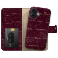 iDeal of Sweden Magnet Wallet+ Bookcase Apple iPhone 16 - Fine Wine
