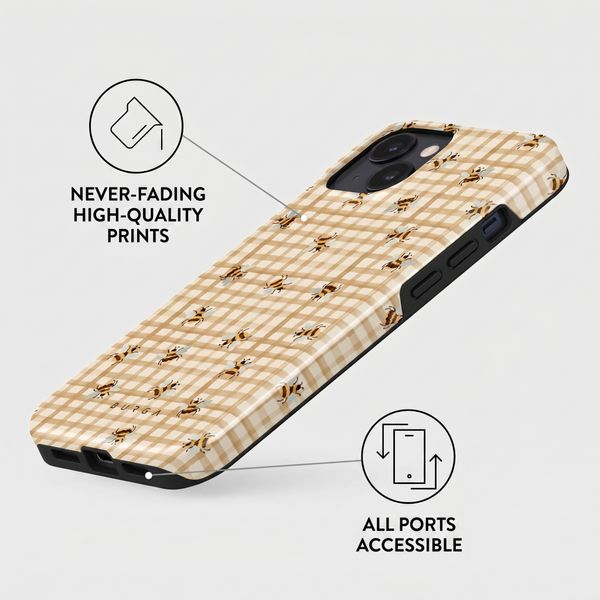 Burga Tough Back Cover with MagSafe Apple iPhone 14 - Honeycomb