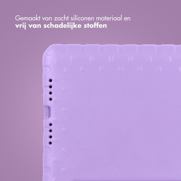 imoshion Kidsproof Backcover met handvat Apple iPad 9 (2021) 10.2 inch / iPad 8 (2020) 10.2 inch / iPad 7 (2019) 10.2 inch - Lila