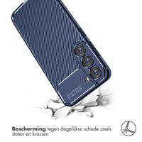 imoshion Carbon Softcase Backcover Samsung Galaxy S23 Plus - Blauw