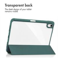 imoshion Trifold Hard Case Book Cover Apple iPad 11 (2025) 11 inch A16 / iPad 10 (2022) 10.9 inch - Green