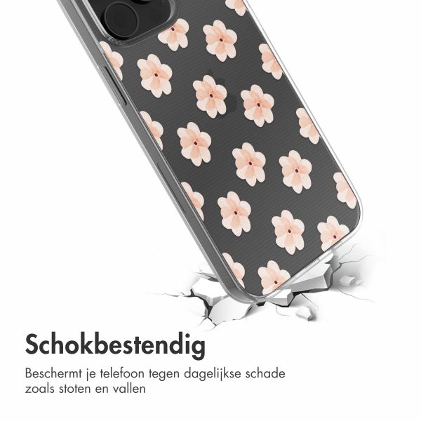 imoshion Design hoesje iPhone 14 - Floral Peach