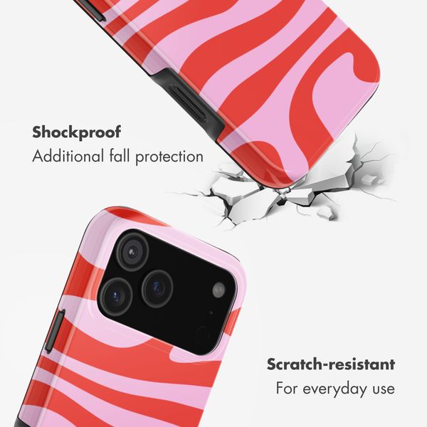 Selencia Vivid Back Cover Apple iPhone 17 Pro - Dream Swirl Pink