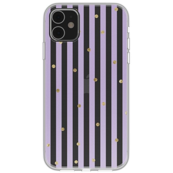 imoshion  Design hoesje iPhone 11 - Sparkle Lines Lavender