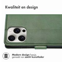 imoshion Luxe Bookcase Apple iPhone 16 Pro Max - Groen