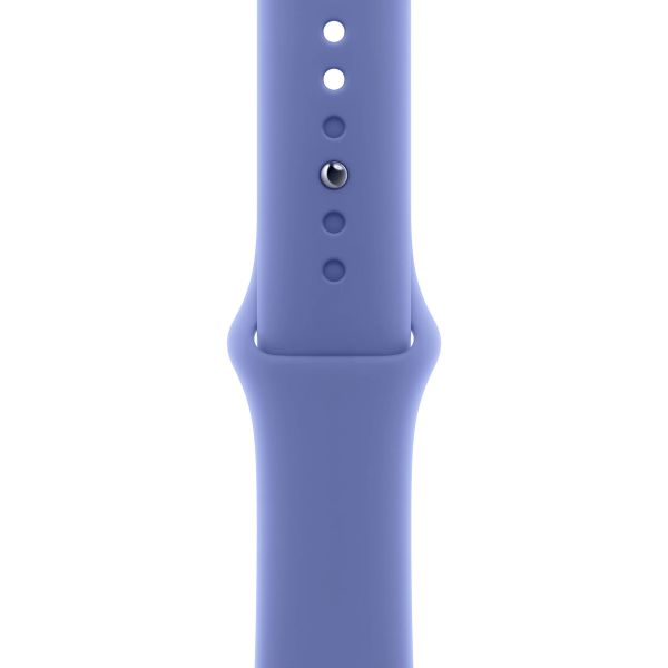 Apple Sport Band Apple Watch Series 1 t/m 9 / SE (38/40/41 mm) | Series 10 / 11 (42 mm) - Maat S/M - Periwinkle
