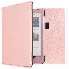 imoshion Vegan Leather Bookcase Kobo Clara Colour / BW - Rosé Goud