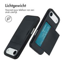 imoshion Backcover met pasjeshouder Apple iPhone Air - Zwart