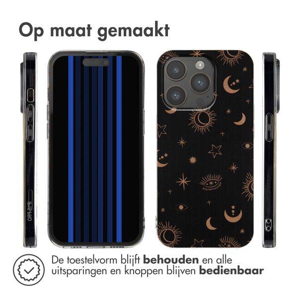 imoshion Design hoesje Apple iPhone 15 Pro - Sky Black Transparent
