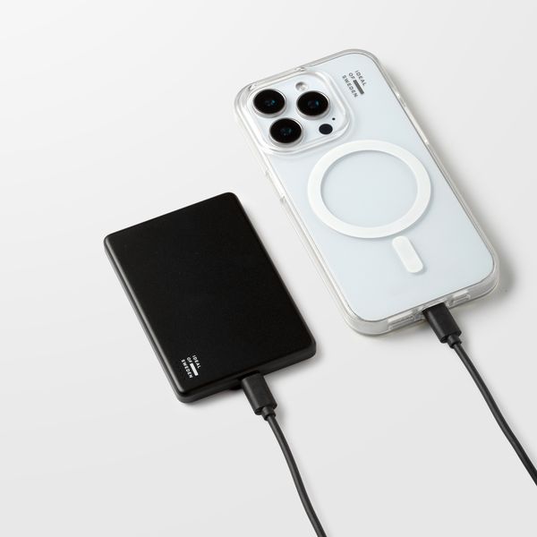 iDeal of Sweden Slim MagSafe Powerbank 5.000 mAh - Draadloze powerbank - Black
