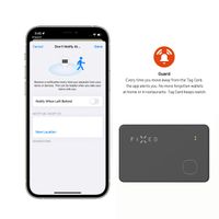 Fixed Tag Card - Bluetooth Tracker voor iOS - Zwart