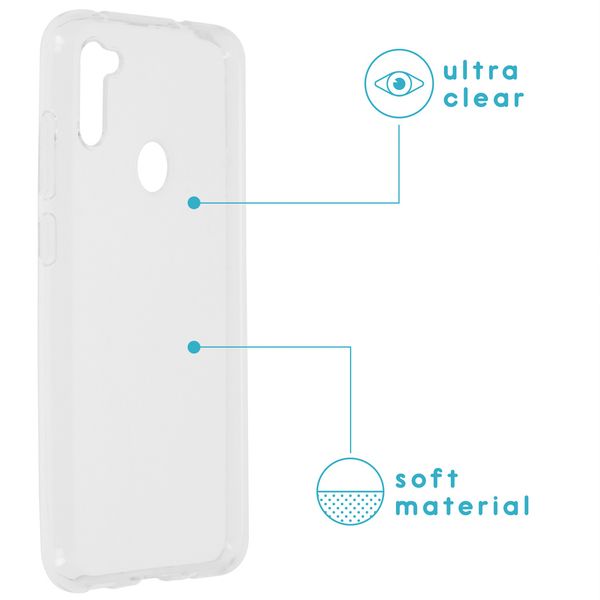 imoshion Softcase Backcover Samsung Galaxy A11 / M11 - Transparant
