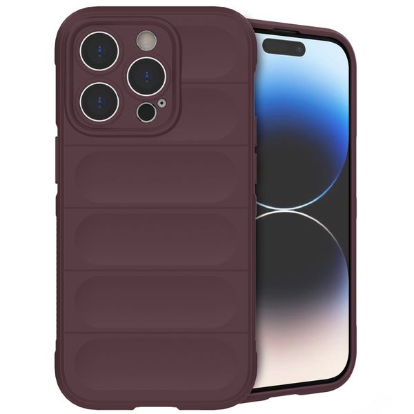 imoshion EasyGrip Backcover iPhone 14 Pro - Aubergine