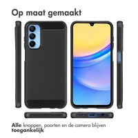 imoshion Brushed Backcover Samsung Galaxy A15 (5G/4G) - Zwart