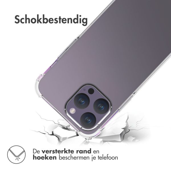 imoshion Shockproof Case Apple iPhone 15 Pro Max - Transparant