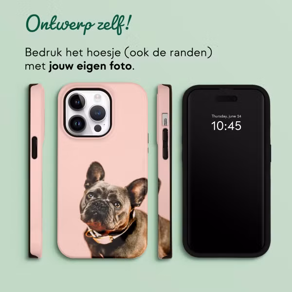 Ontwerp je eigen tough case Apple iPhone 14 Pro - Wit