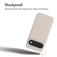 Accezz Liquid Silicone Case with MagSafe Google Pixel 11 / 11 Pro / 10 / 10 Pro - Stone